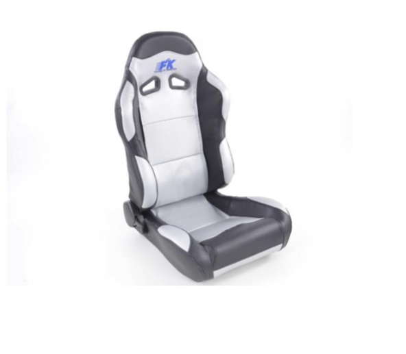 FK Universal Reclining Bucket Sports Seats - Silver Grey Carbon & Black Edition2