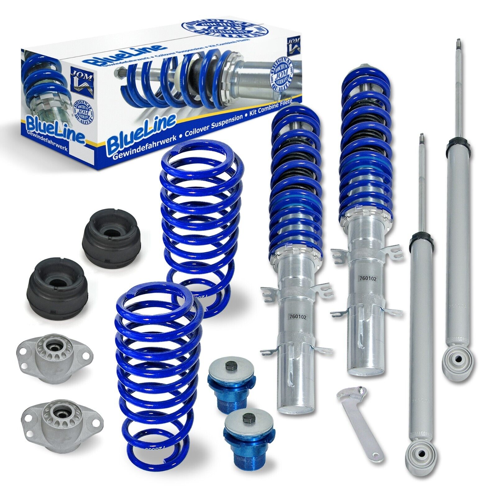 JOM Blueline Lowering Coilovers VW Golf 4 MK4 Bora 1J 97-06 NOT 4WD