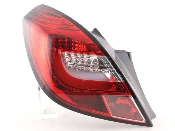 FK Set Rear Lights LED Lightbar Opel Corsa D BJ 06-10 3-dr red clear LHD