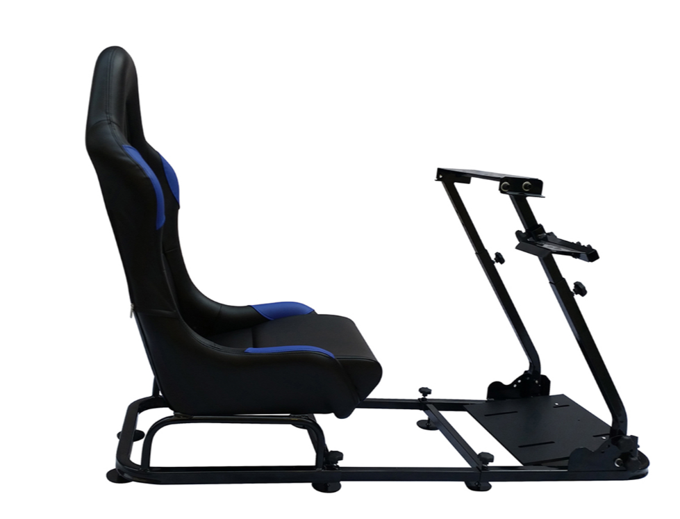 Fahrspiel Klappstuhl Sim Racing Sitz &amp; Rahmen Xbox PS PC Gaming Wheel Rig