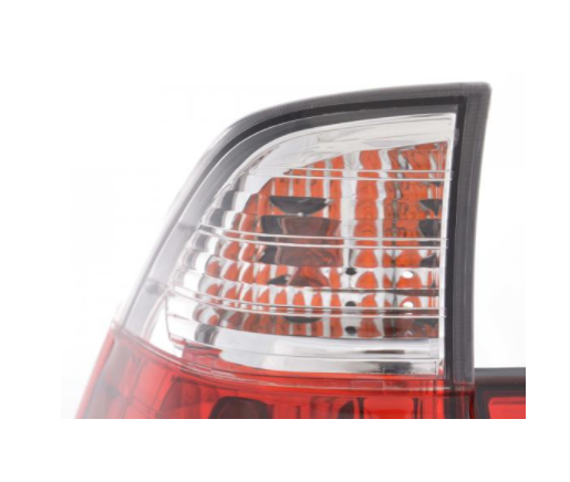 FK Pair LED REAR LIGHTS BMW X5 E53 Z33 98-03 red / white LHD