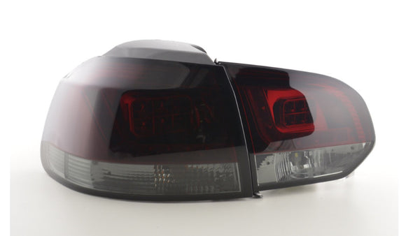 FK Pair VW GOLF MK6 6 08-12 1K LED REAR LIGHTS Lightbar Tail Lamps Smoke RHD