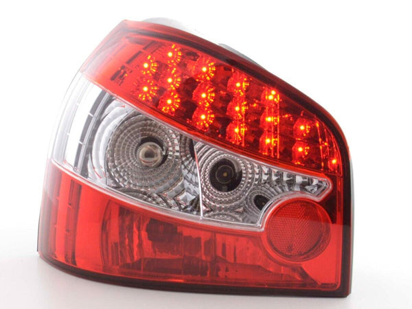 FK Pair LED DRL Lightbar Rear Lights Tail Lamps Audi A3 8L 96-04 red S3 TDi LHD