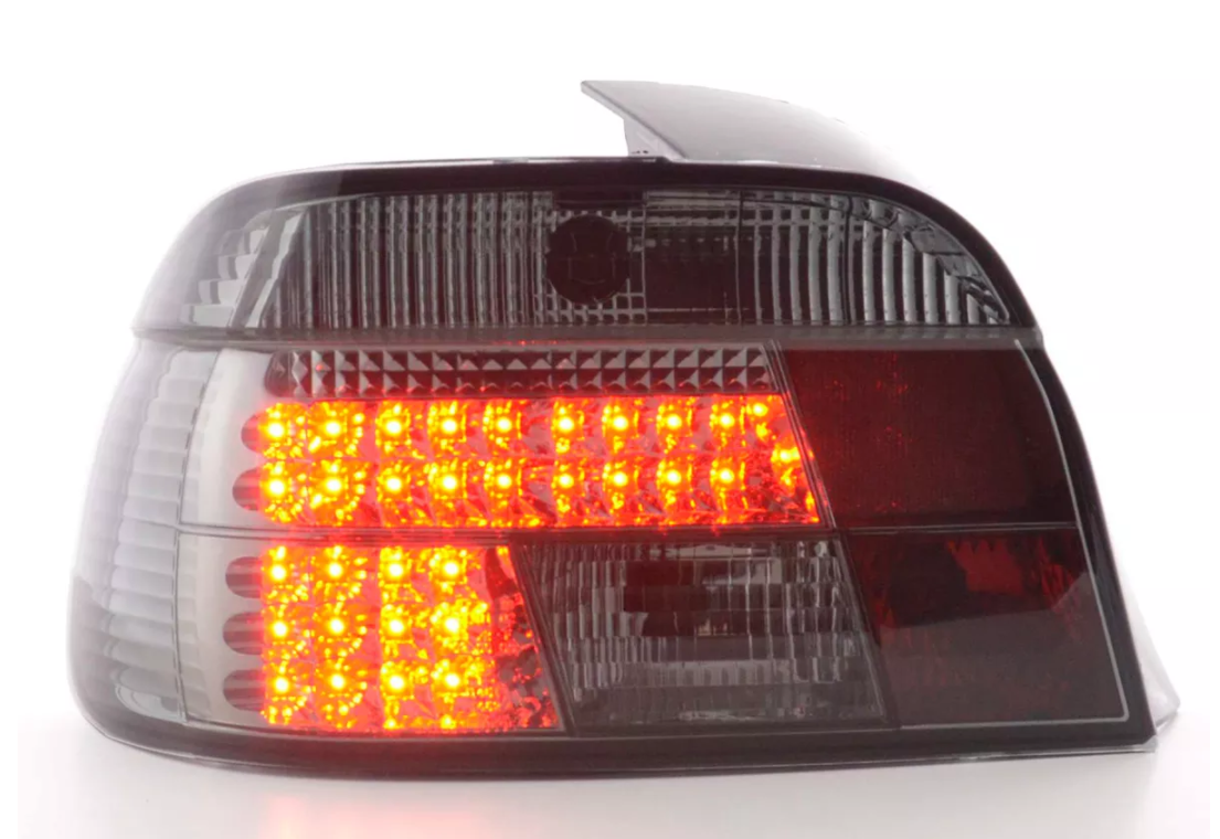 FK Pair Set Rear lights BMW 5-series E39 95-00 black smoke M Sport LHD – LJ  Automotive
