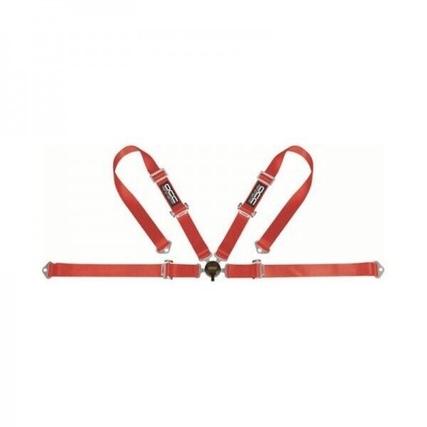 OCC safety harness 4-Point universal seat belt RED bucket seat Universal 3"