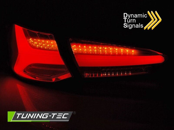 Tuning-Tec Pair LED Lightbar DRL Rear Lights FORD FOCUS 4 MK4 18-21 HB LHD