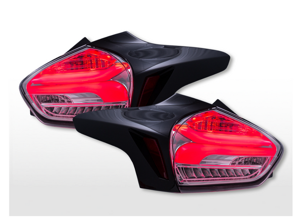 FK Pair LED DRL taillights rear lights Ford Focus C346 2015-2018 chrome ST RS