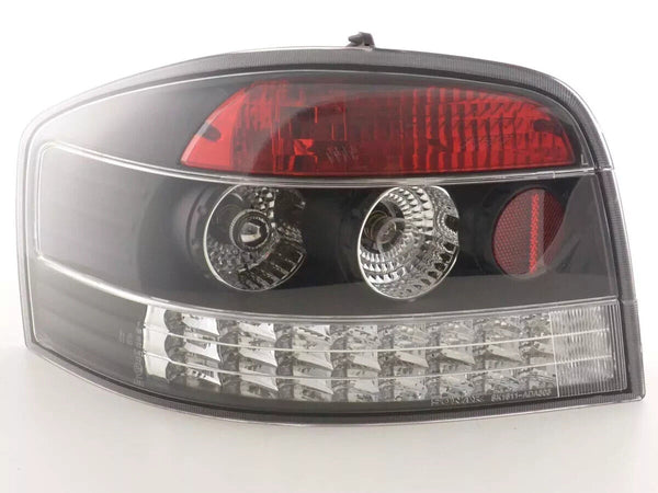 FK Pair LED Lightbar Rear Lights Tail Lamps Audi A3 8P 8PA 03-05 Black S3 LHD