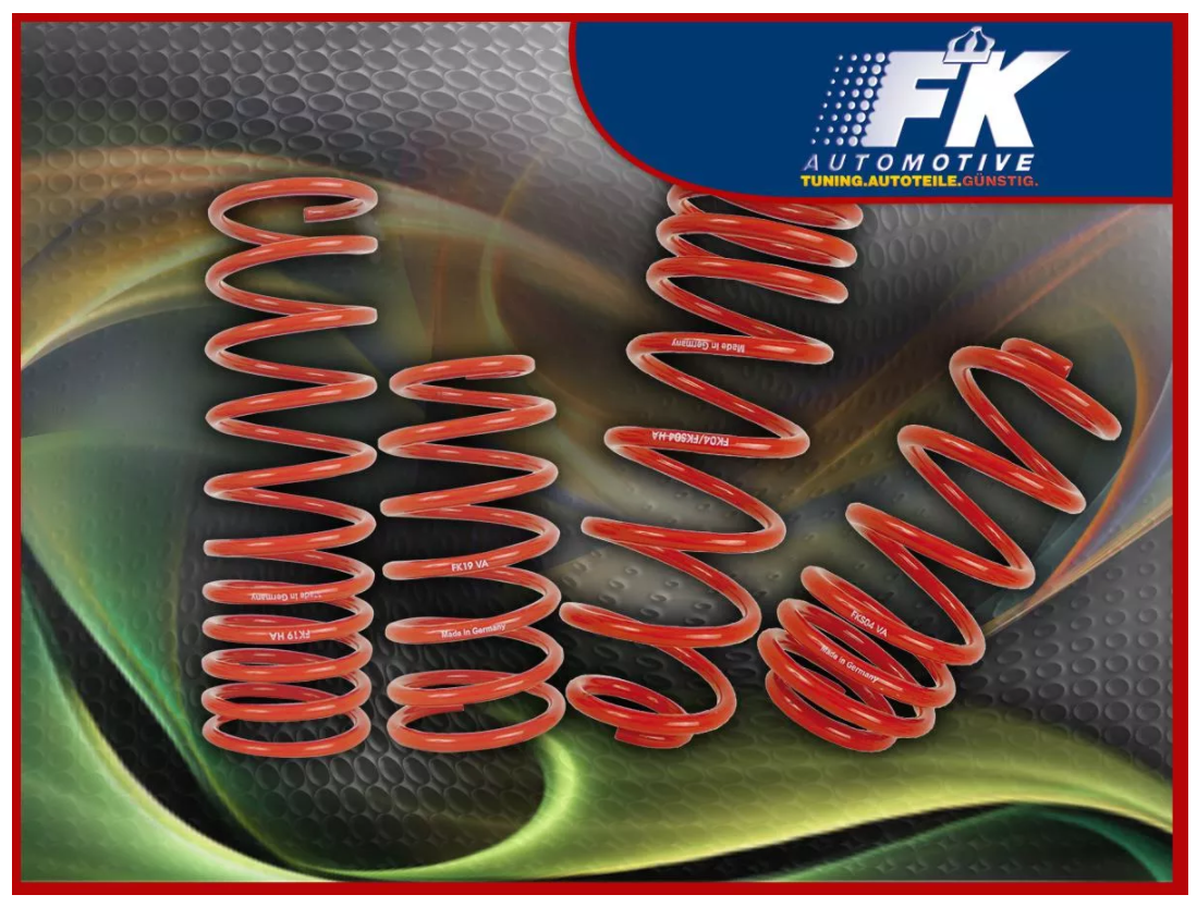FK Red Lowering Springs Set x4 BMW X5 F15 2013+ 40mm 2.0 3.0 4.4 F85