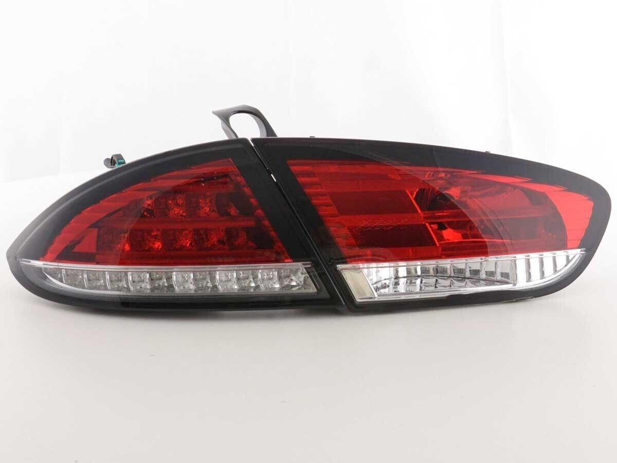 FK Pair LED Rear Lights Lightbar Seat Leon 2 MK2 1P 09-12 red clear  LHD