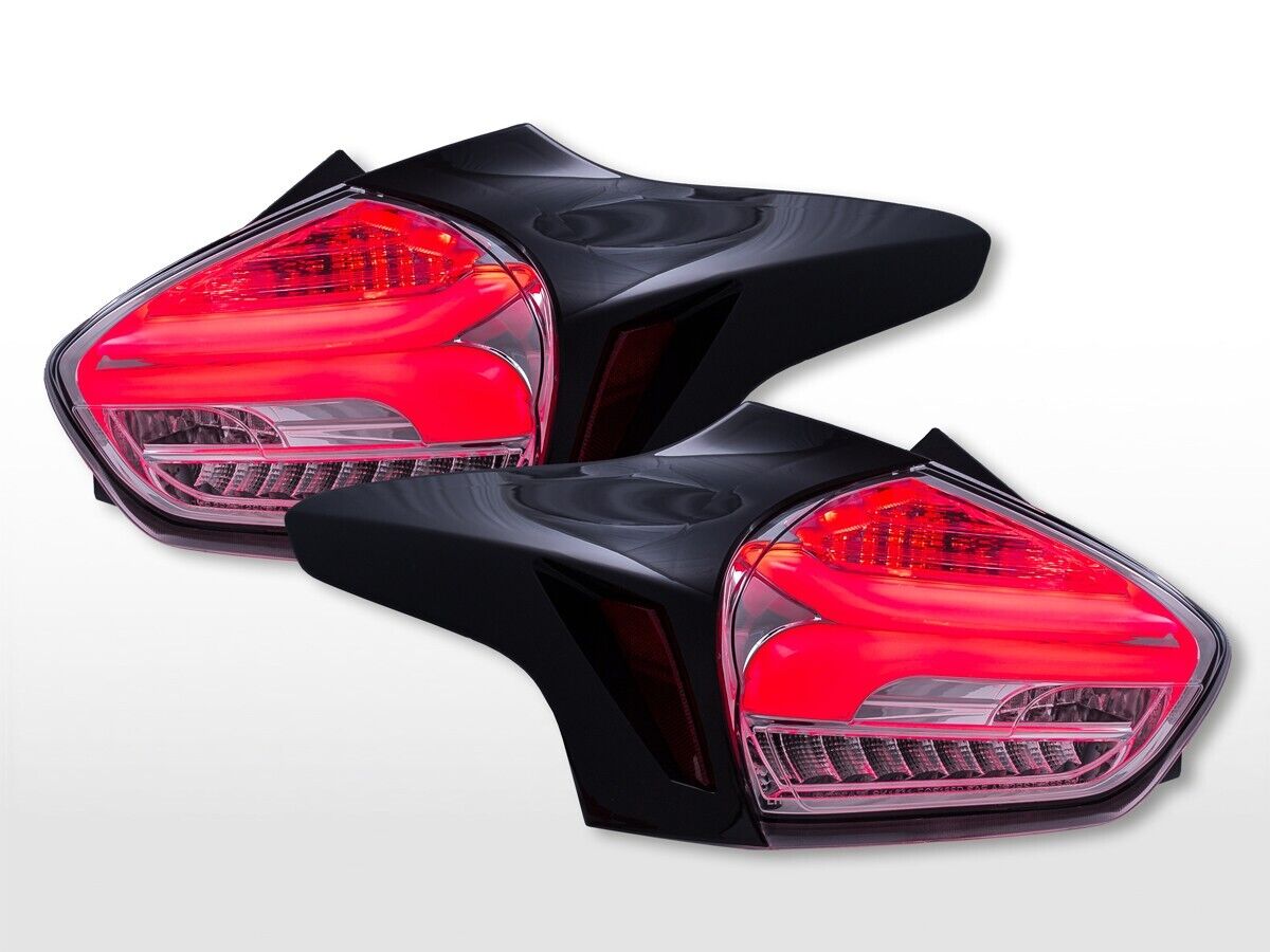 FK Pair LED DRL lightbar taillights rear lights Ford Focus 3 MK3 C346 15-18 ST RS LHD