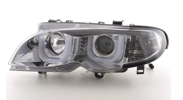 FK Pair LED DRL 3D Lightbar headlights BMW 3-Series E46 Saloon Touring 02-05 LHD