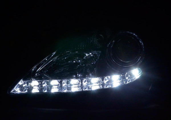 FK LED DRL Lightbar Headlights Mercedes SLK R171 04-11 171 chrome AMG LHD