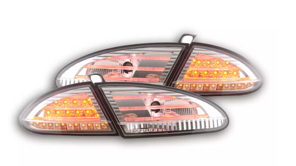 FK Paar LED-Rückleuchten Lightbar Seat Leon 2 MK2 1P 05-09 Chrome Light Bar LHD