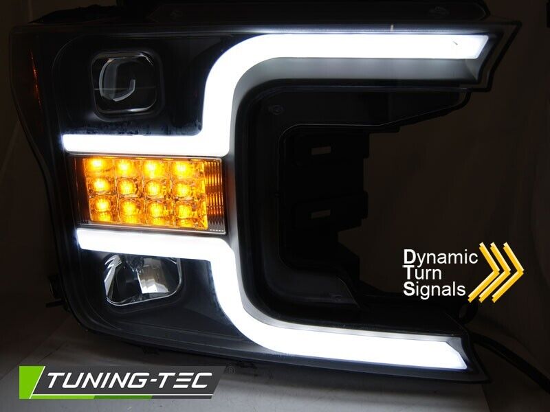 Tuning-Tec Pair LED DRL Halo Headlights FORD F150 MK13 17-20 LHD