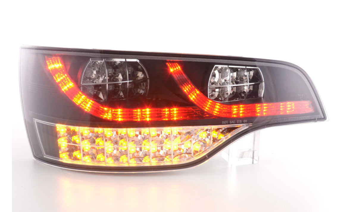 FK Pair Audi Q7 4L 06+ black smoke LED Lightbar DRL REAR LIGHTS TAIL LAMPS LHD