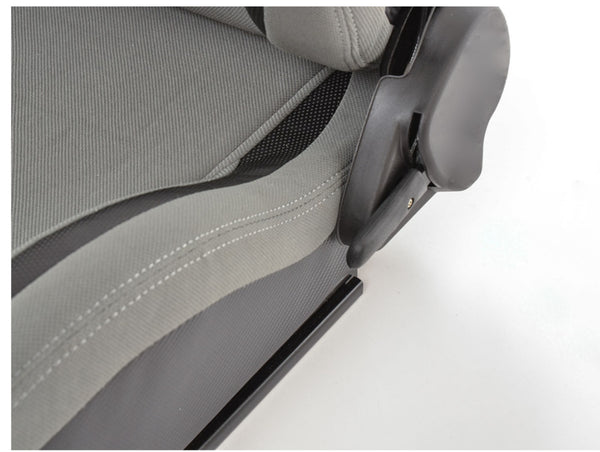 FK Universal Reclining Bucket Sports Seats - RS Carbon Fibre Design Grey Edition