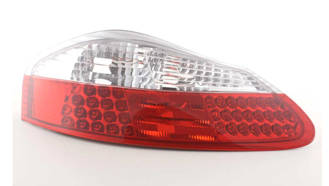 FK Pair LED Lightbar DRL Rear Lights Porsche Boxster 986 1996-2004 clear red LHD