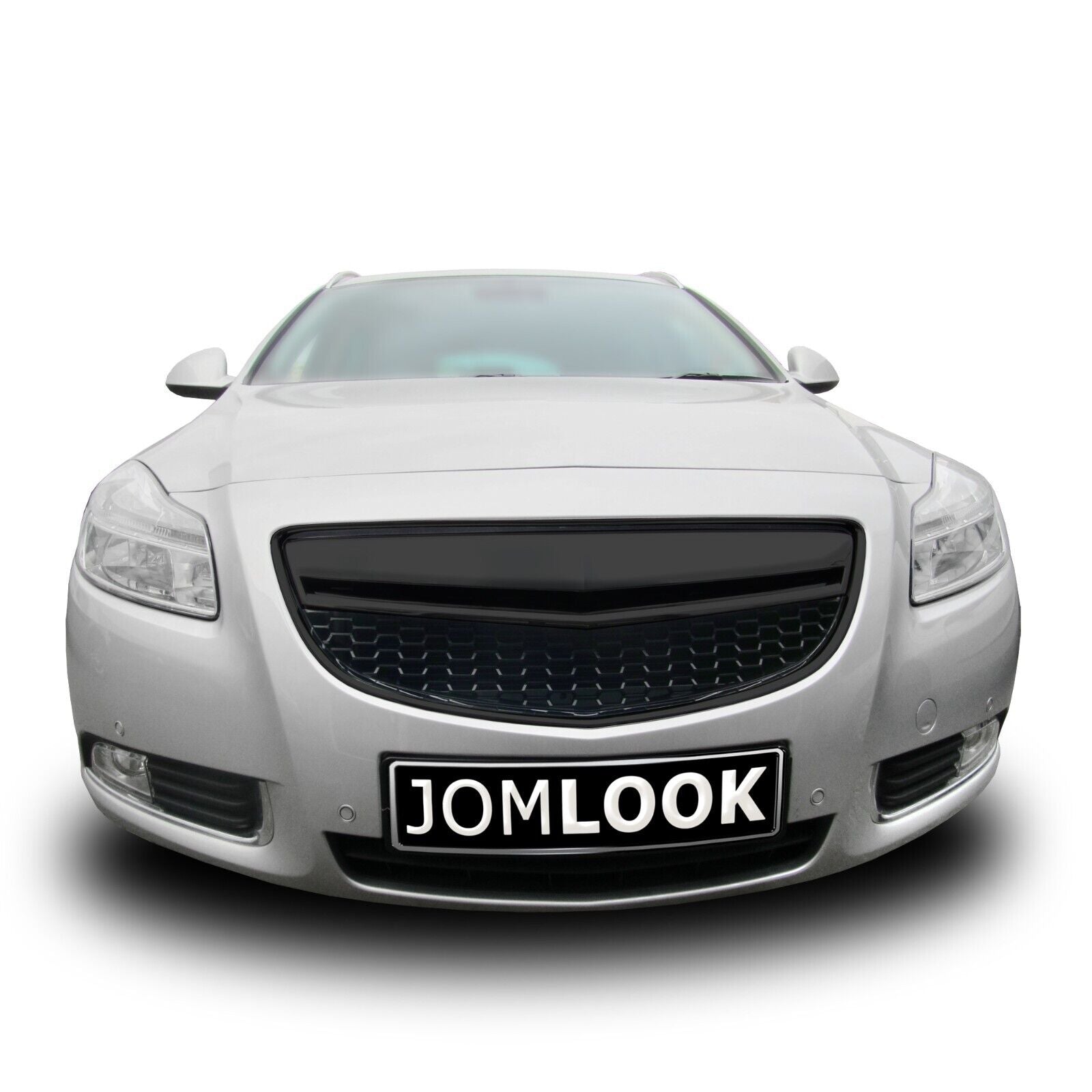 JOM BLACK NO BADGE FRONT GRILL VAUXHALL OPEL INSIGNIA 08-13 OPC Style ABS VXR