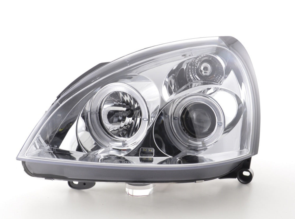 FK LED DRL Angel Eye Projector headlights Renault Clio B 2 MK2 3/4/5dr 01-04 LHD