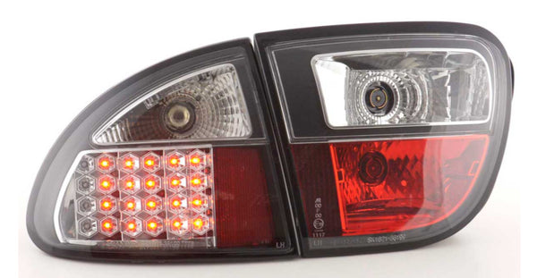 FK Set Seat Leon 1M 99-05 LED DRL Lightbar Rear Lights DRL Black Plug & Play LHD