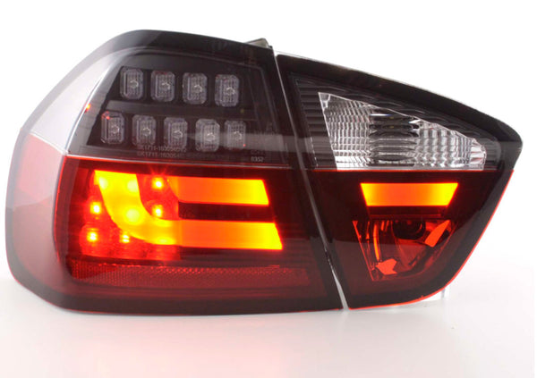 FK Pair LED REAR LIGHTS BMW E90 3 SERIES 05-08 red black LHD 320 330 335 M3