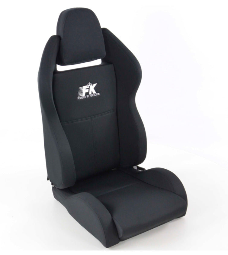 FK Pair Universal Reclining Bucket Sports Seats - Race Black Edition