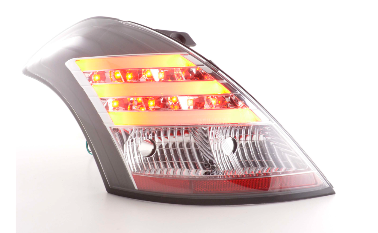 FK Paar LED DRL Rückleuchten LightBar Suzuki Swift Sport 11+ schwarz FZ NZ LHD