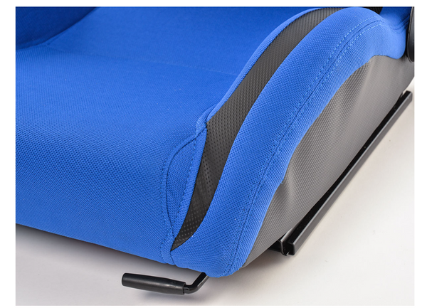 FK Universal Reclining Bucket Sportsitze – RS Carbon Fiber Design Blue Edition