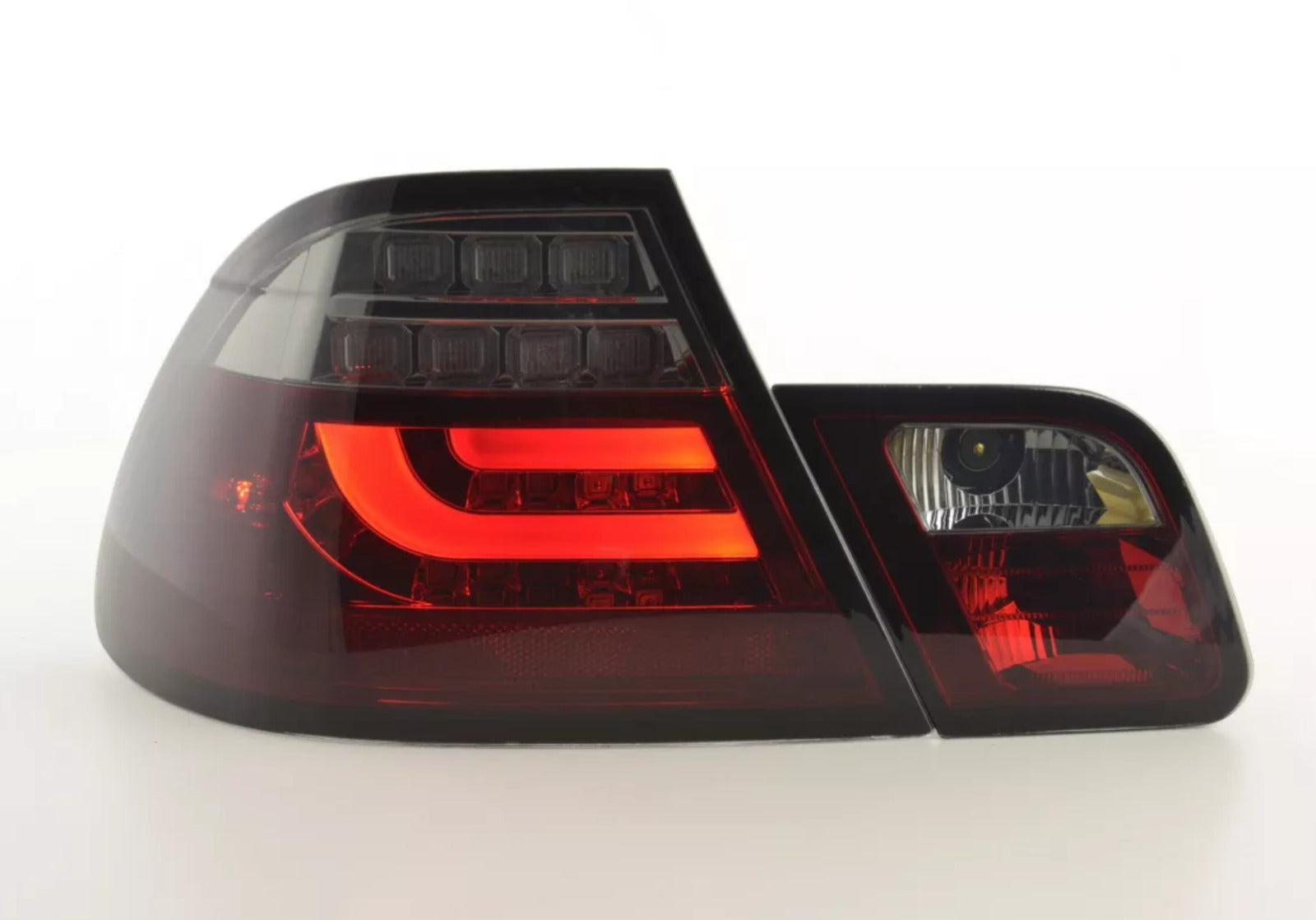 FK Pair Smoke BLACK LED REAR LIGHTS Tail BMW E46 Coupe 03-07 330 320 M3 LHD