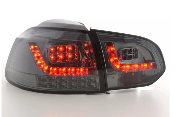 FK Set VW GOLF MK6 MK 6 08-12 1K LED REAR LIGHTS LAMPS TAIL BLACK LHD GTI