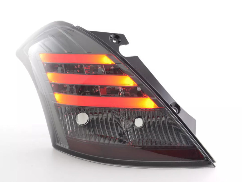 FK Pair LED DRL Rear Lights Lightbar Suzuki Swift Sport 11-13 Black FZ NZ LHD