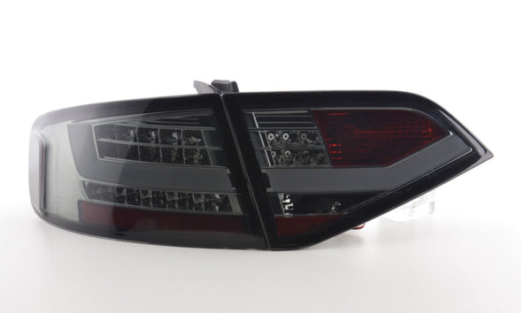 FK Set Audi A4 B8 8K 07-11 LED REAR Lights DRL Lightbar TAIL LIGHTS BLACK ED S4