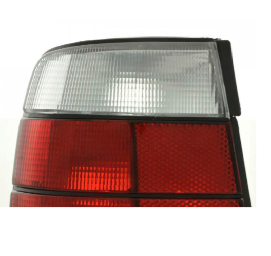 FK Pair Rear Lights BMW 5-Series E34 88-94 white clear red Berlina LHD Tail