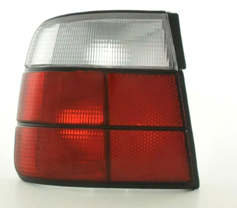 FK Pair Rear Lights BMW 5-Series E34 88-94 white clear red Berlina LHD Tail