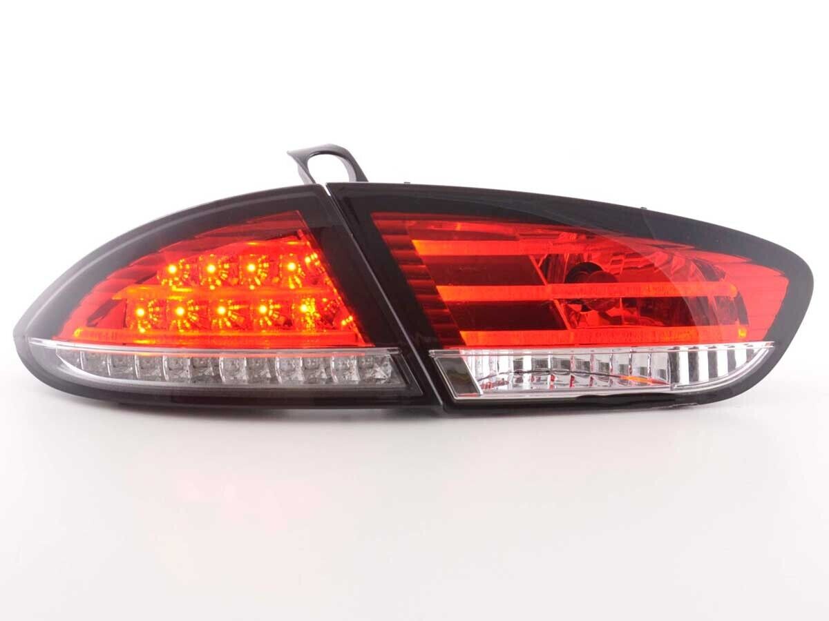 FK Pair LED Rear Lights Lightbar Seat Leon 2 MK2 1P 09-12 red clear  LHD