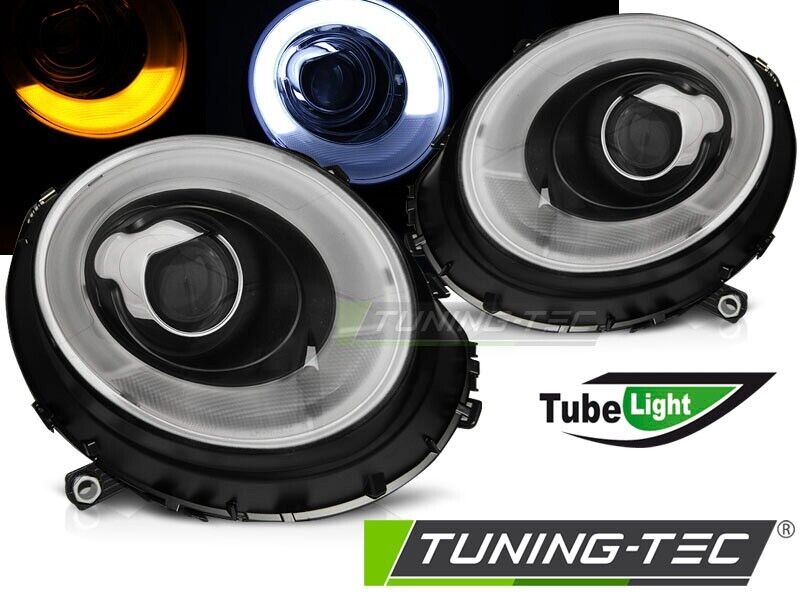 Tuning-Tec LED DRL Halo Lightbar Headlights BMW Mini R56 R57 R58 R59 06-14 LHD