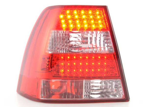 FK LED Lightbar DRL Rear Lights Tail VW Bora 1J 98-03 red clear LHD