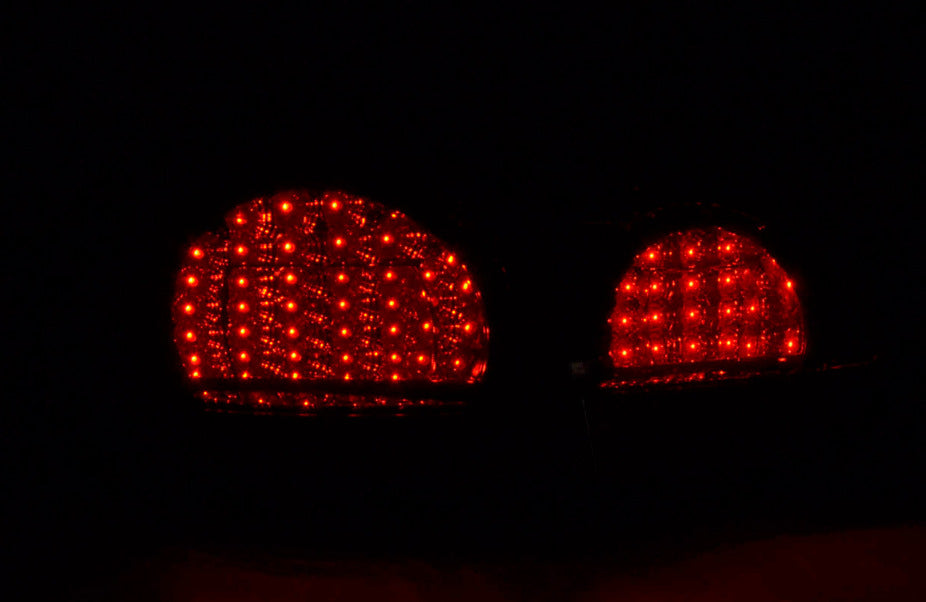 FK Set VW GOLF 6 MK6 08-12 LED REAR LIGHTS LAMPS TAIL BACK Smoke Red LHD