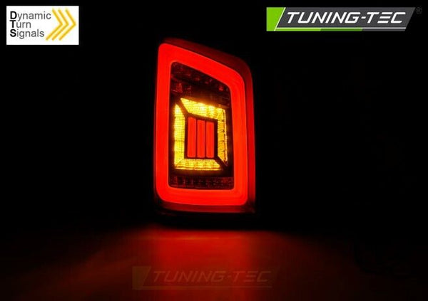 Tuning-Tec Pair LED Lightbar DRL Rear Lights VW T5 03-09 / 10-15 SEQ SMOKE LHD