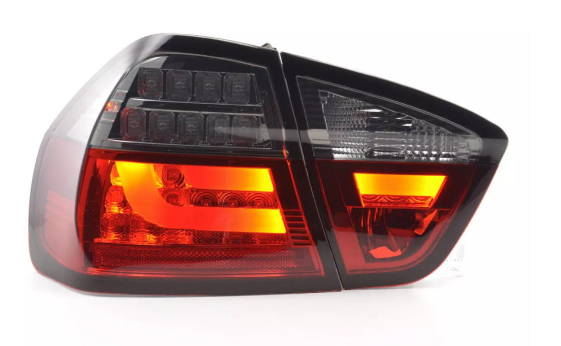 FK Pair LED REAR LIGHTS BMW E90 Saloon 3-SERIES 05-08 smoke LHD 320 330 335