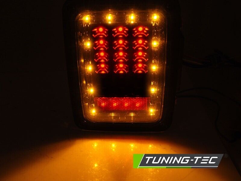 Tuning-Tec Pair LED Lightbar DRL Rear Lights CHRYSLER JEEP WRANGLER JK 07-18 LHD