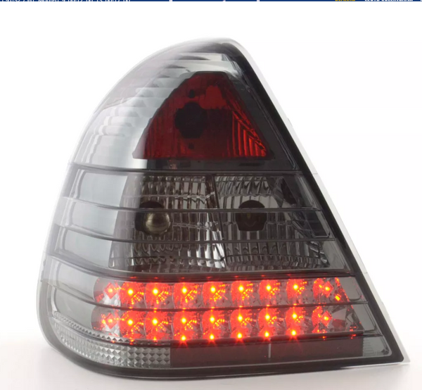 FK Paar Set LED-Rückleuchten Mercedes C-Klasse W202 96-00 schwarz LHD inkl. Kabelbaum