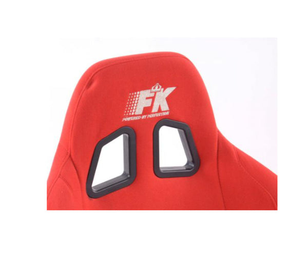 FK Universal Fixed Back Bucket Sports Seats RED Track Motorsport V2 Edition