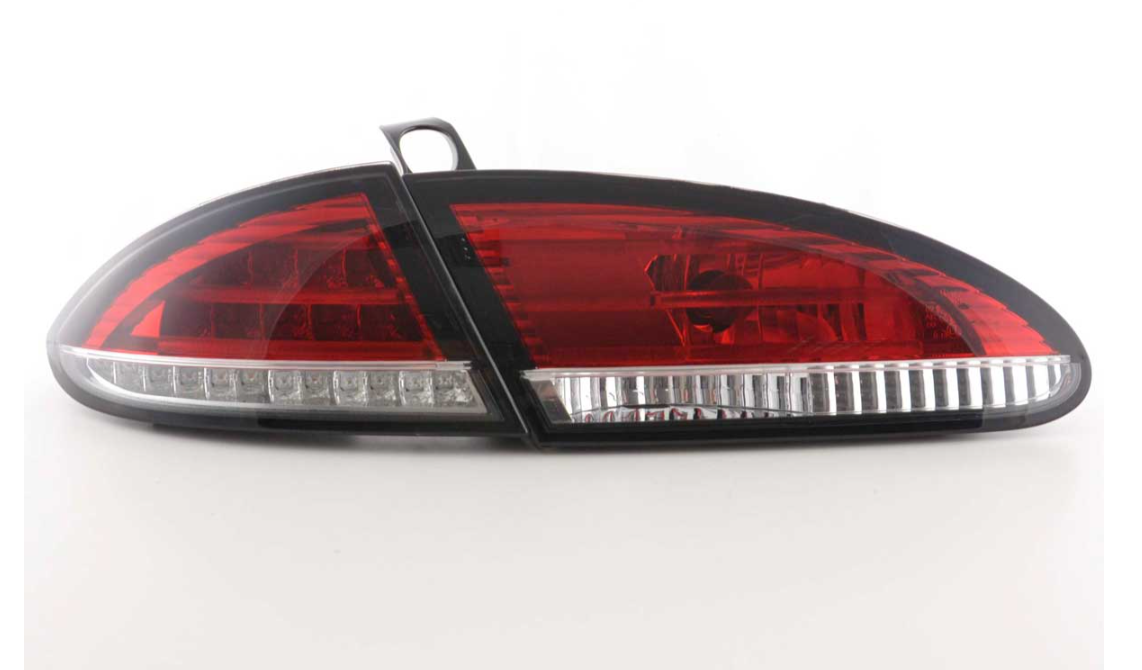 FK Pair LED Rear Lights Lightbar Seat Leon 2 MK2 1P 05-09 Red Clear LHDAuto &amp; Motorrad: Teile, Auto-Ersatz- &amp; -Reparaturteile, Lichter &amp; Leuchten!