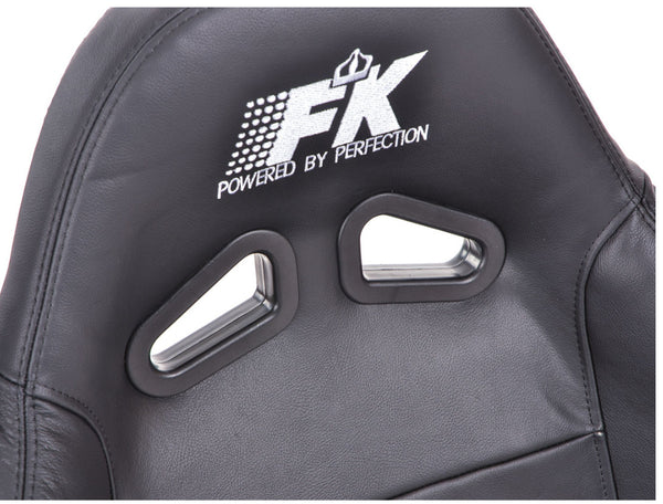 FK Universal Reclining Bucket Sports Seats - Black Square Edition inc slides