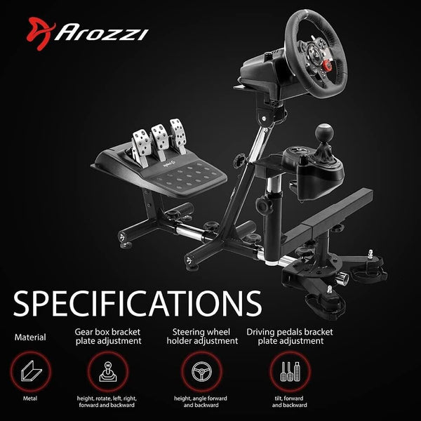 AV Driving Game Racing Sim Frame for Chair Wheel Pedals Xbox PS PC Console F1