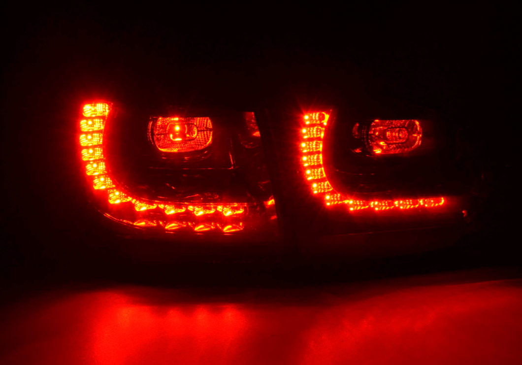 FK VW GOLF MK6 MK 6 08-12 1K LED REAR LIGHTS LAMPS TAIL BLACK LHD GTI LOOK