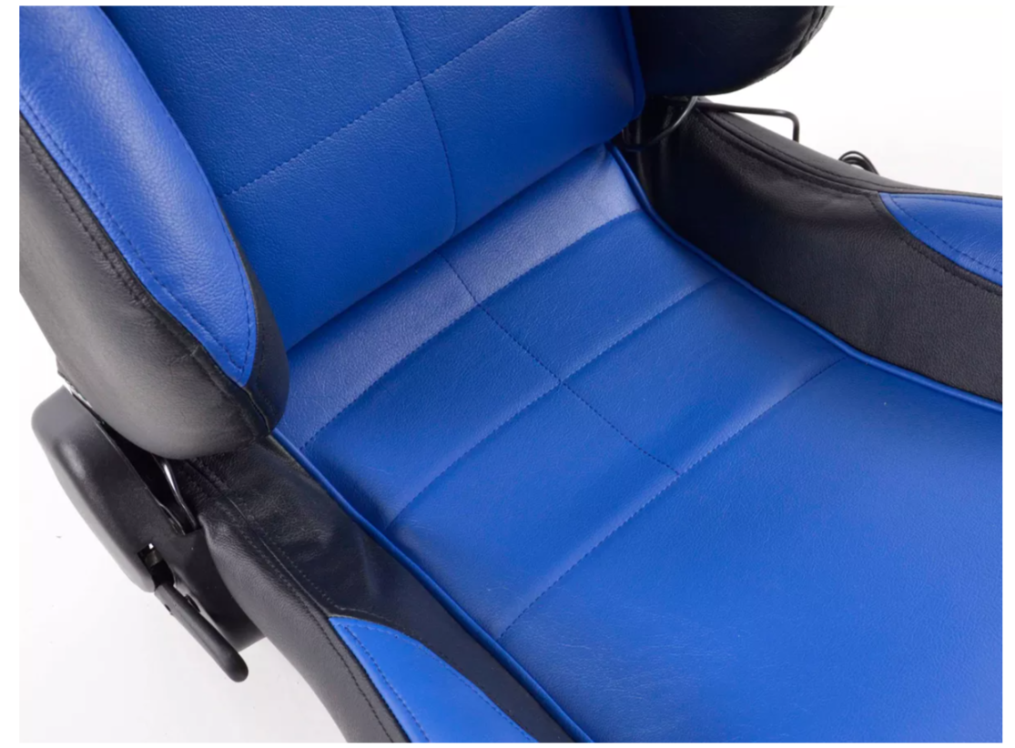 FK Universal Reclining Bucket Motorsports Seats – Blau Komfort beheizt und Massage