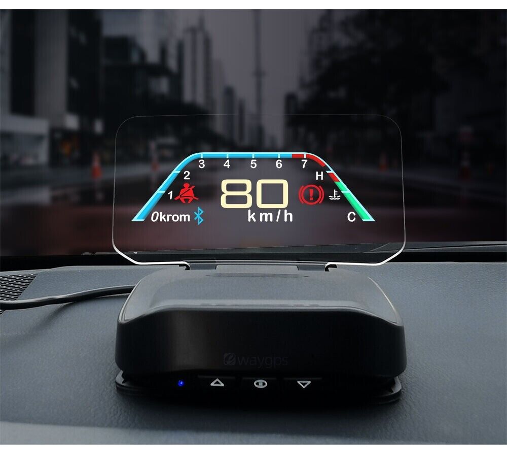Universal Motorised OBD Wireless Data Dash Instrument Cluster HUD GPS – LJ  Automotive